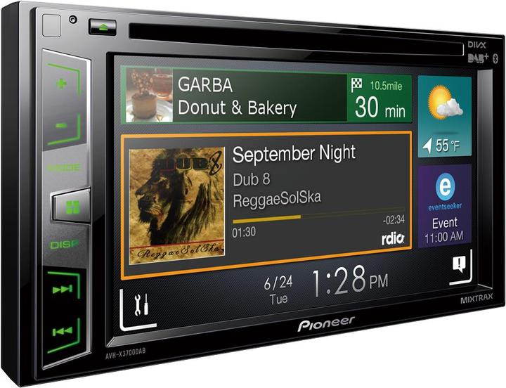 Produktbild Pioneer AVH-X3700DAB ohne DAB-Antenne