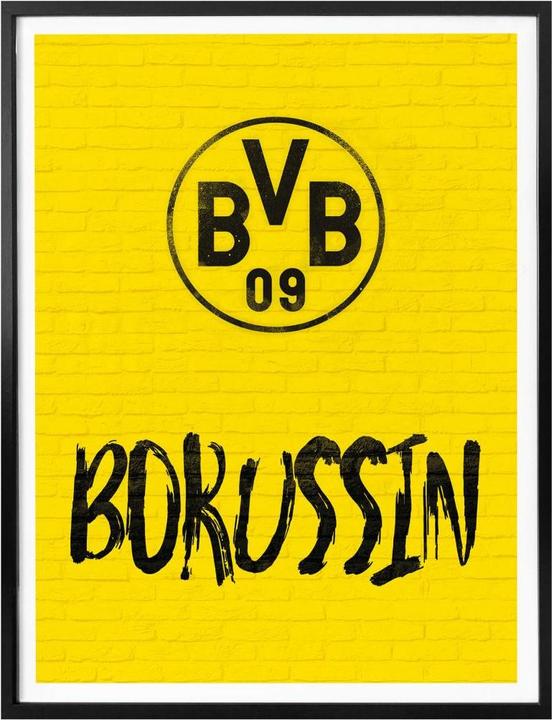 Produktbild Borussia Dortmund BVB Borussin (30 x 40 cm)