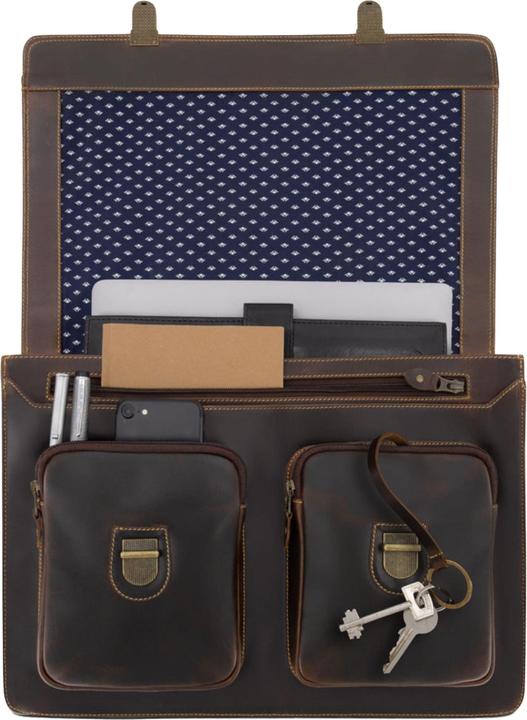 Actual product image Buckle & Seam Briefcase Nevada