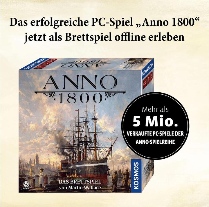 Actual product image Kosmos Anno 1800 (German)