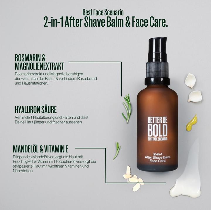 Immagine prodotto Better be bold Balsamo dopobarba e trattamento viso 2 in 1 (Balsamo dopobarba, 50 ml)