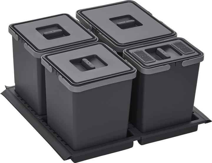 Sotech Système de tri des déchets Draw, 15+10+10+6L (15 l)