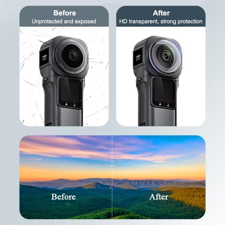 Image du produit Puluz Lens Guard PC Protective Cover for Insta360 ONE RS 1-Inch 360 Edition