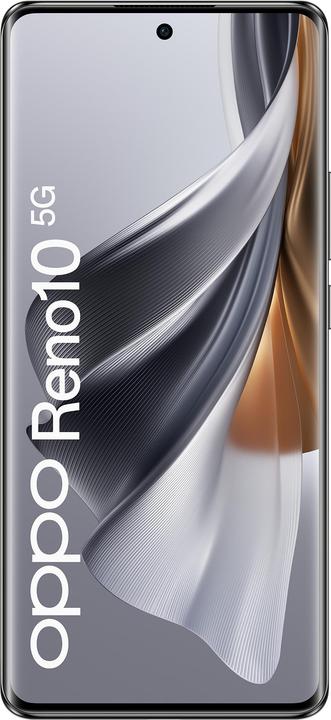 Actual product image OPPO Reno 10 (256 GB, Silvery Grey, 6.70", Dual SIM, 5G)