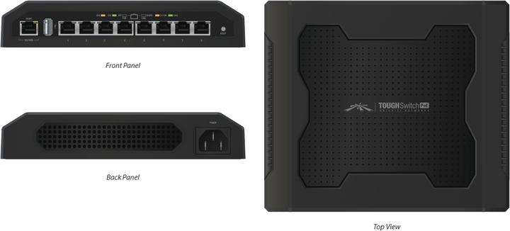 Image du produit Ubiquiti Toughswitch, TS-8-PRO, 24/48 volts PoE passif (8 Ports)