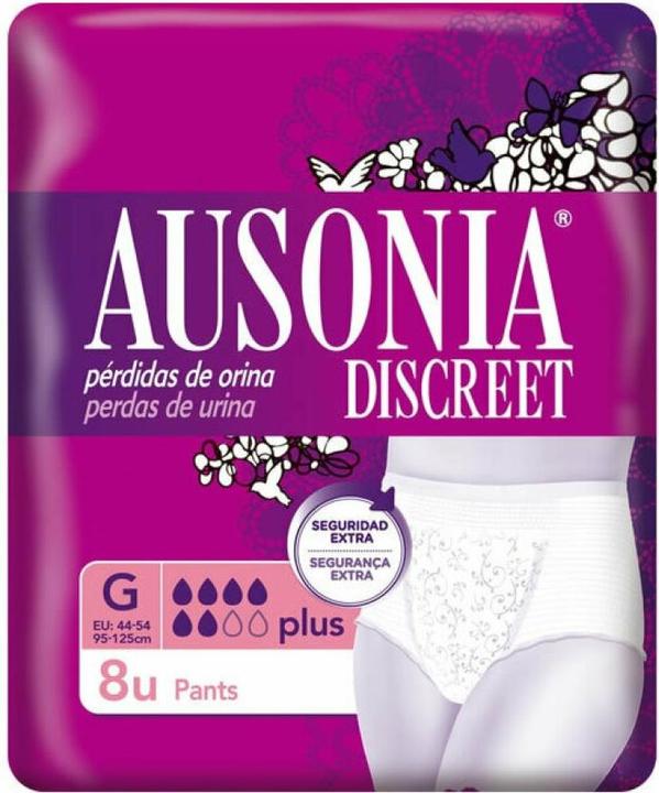 Actual product image Ausonia Incontinence Pants Discreet Pants Plus 44 54 (8 x)
