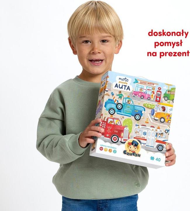 Produktbild Czuczu Moto puzzle Auta 40el 3+ (40 Teile)