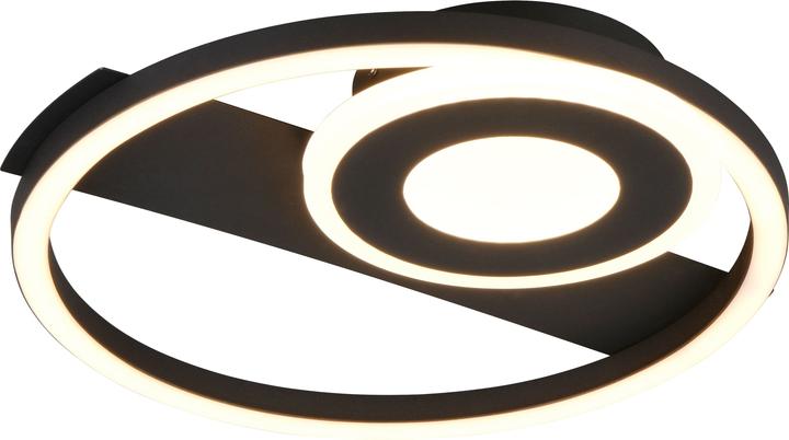 Actual product image Reality LED-Deckenleuchte HORUS, R63671132, 22W, 2500lm, 3000K, schwarz (2500 lm)