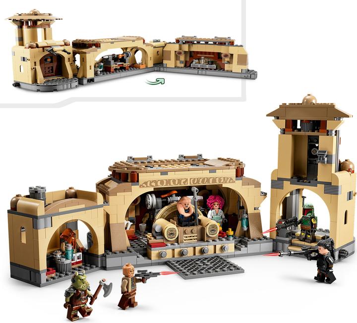 Actual product image LEGO Boba Fett's throne room (75326, LEGO Star Wars)