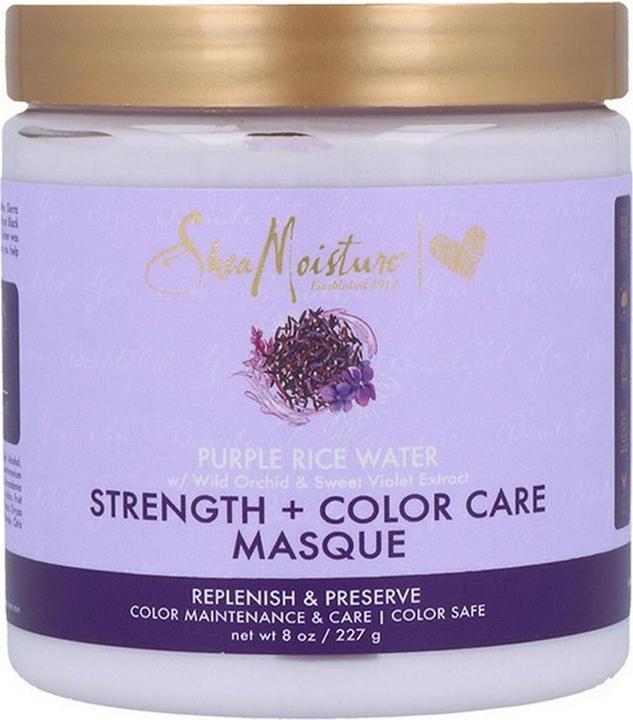 Produktbild Shea Moisture Sheamoisture Strength Color Care Mask for Damaged Hair with Purple Rice Water 237ml (237 ml)
