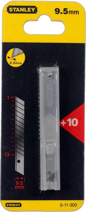 Actual product image Stanley Snapoff blades 111300 (9 mm, 100x) (Replacement blade)