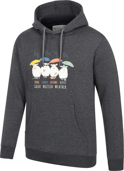 Produktbild Mountain Warehouse Great British Weather Kapuzenpullover Über den Kopf (4XL)