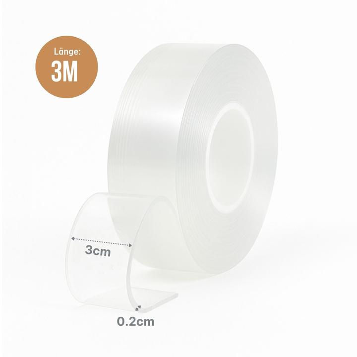 Actual product image Hermex Nano-Tape Doppelseitiges Klebeband Nano-Klebeband Montageklebeband (30 mm)