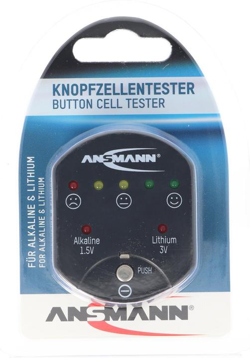 Image du produit Ansmann Batterietester für Alkaline und Lithium Knopfzellen, der Knopfzellentester