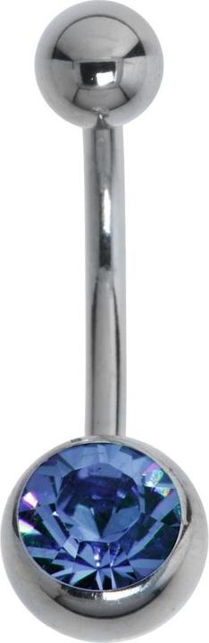 Actual product image Bijouteria Bellypiercing (Titanium, Crystal)
