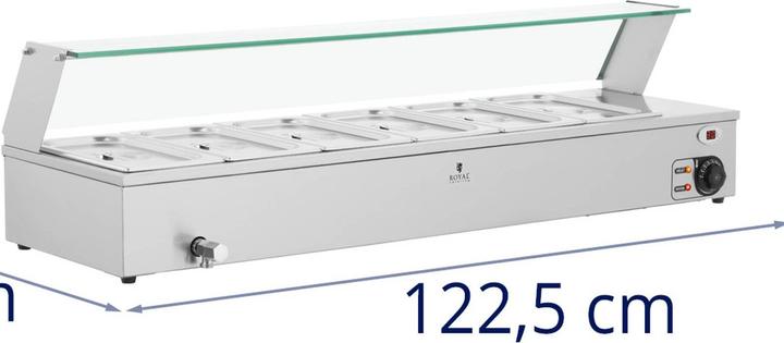 Actual product image Royal Catering Bain Marie - 6 GN 1/3 containers -