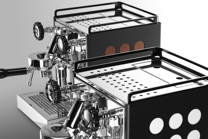 Produktbild Rocket Appartamento Kompakte Siebträger Espressomaschine schwarz weiss