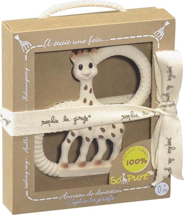 Actual product image Vulli Sophie la girafe teething ring extra soft