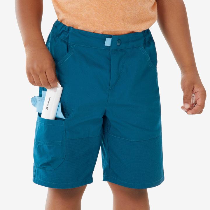 Actual product image Quechua Wandershorts MH500 Kinder Grösse 92–122 blau (122)