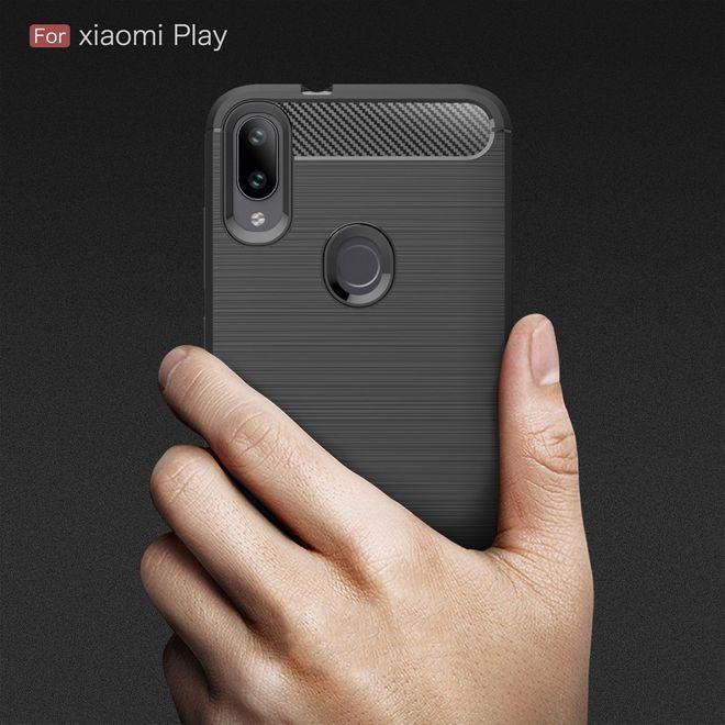 Produktbild MU Style Carbon Fiber TPU Softcase Series (Xiaomi Mi Play)