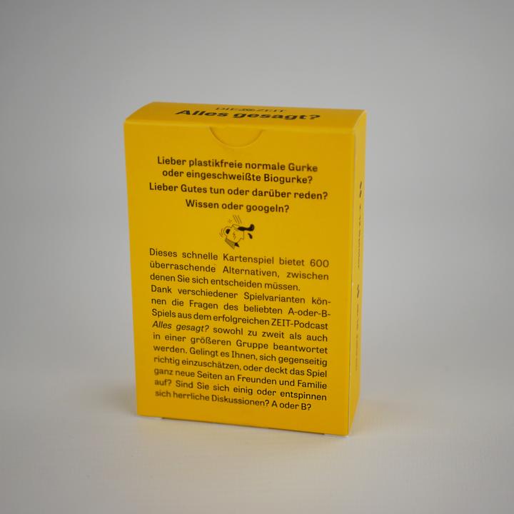 Produktbild ZEIT Alles gesagt? (Deutsch)