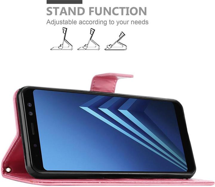 Image du produit Cadorabo Pochette Flower Book (Samsung Galaxy A8 (2018))