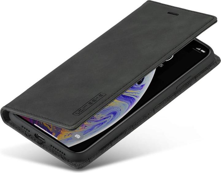 Produktbild Cover-Discount iPhone Xs / X - Stand Flip Case Hülle schwarz (Apple iPhone XS)