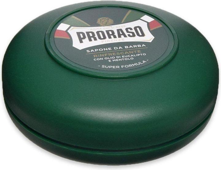 Image du produit Proraso Green Shaving Soap In A Jar (savon à barbe vert dans un pot) (75 ml, Savon à raser)