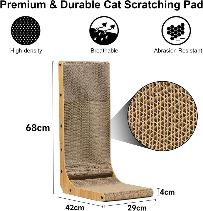 Produktbild Alopini Katzenkratzbrett (29 cm, Mehrfarbig)