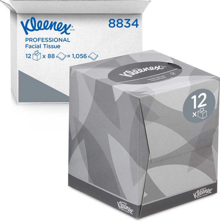 Image du produit Kimberly-Clark KLEENEX Facial Tissue Cube WhiteF1