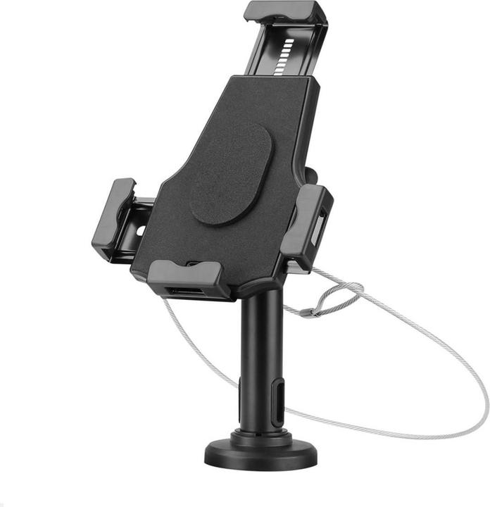 Produktbild TabLines TTH004B Tablet Tischhalter / Kassenständer bis 10.5 Zoll, DS, schwarz