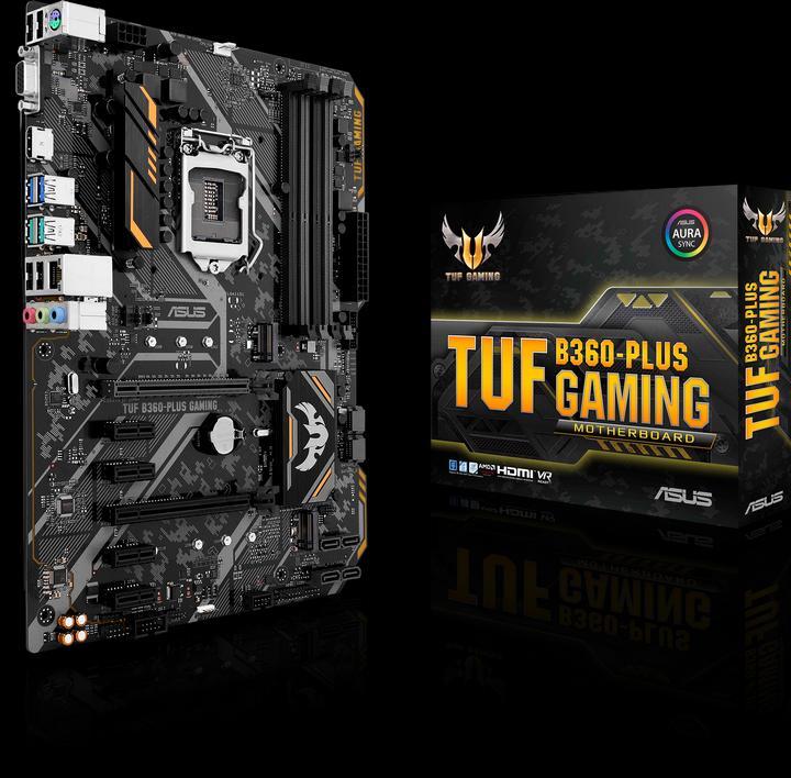 Image du produit ASUS Tuf B360-Plus Gaming (LGA 1151, Intel B360, ATX)