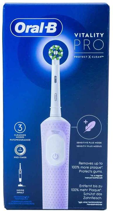 Actual product image Oral-B Vitality Pro D 103 Lilac Violet Hangable Box (Oscillating toothbrush)
