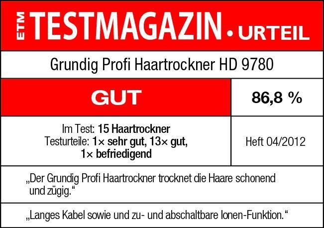 Actual product image Grundig HD 9780 hairdryer