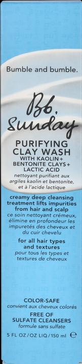 Actual product image Bumble and bumble Sunday Purifying Clay Wash (150 ml)