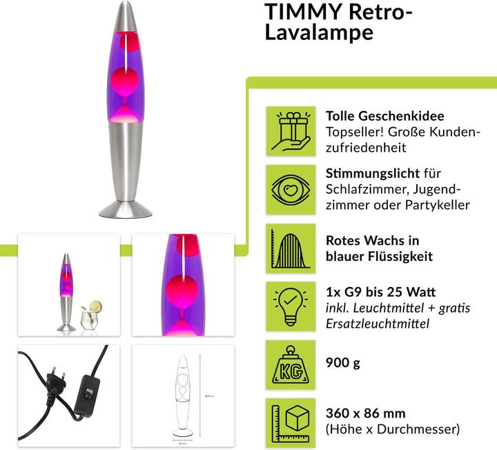 Actual product image Licht-Erlebnisse Timmy (210 lm, G9)