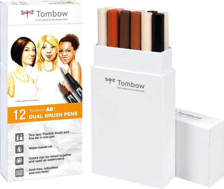 Produktbild Tombow ABT Dual Brush Pen (Mehrfarbig, 12 x)