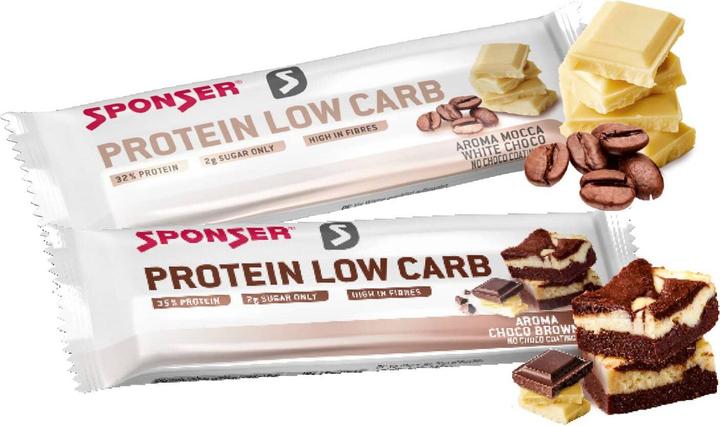 Produktbild Sponser Low Carb Bar (Weisse Schokolade, Mocha, 1 Stk., 50 g)
