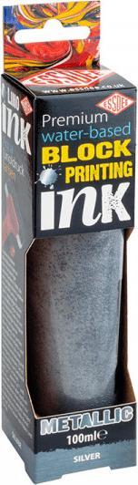 Immagine prodotto Essdee Inchiostro per stampa lino argento metallizzato 100ml (Argento metallico, 100 ml)