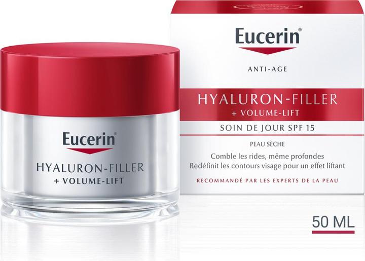 Actual product image Eucerin HYALURON-FILLER + VOLUME-LIFT day care for dry skin SPF 15 (50 ml)