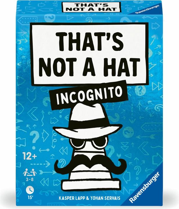 Actual product image Ravensburger 24685 That's not a hat - Incognito - Party game, card game for 3-8 people (German, Italian, Dutch, French)
