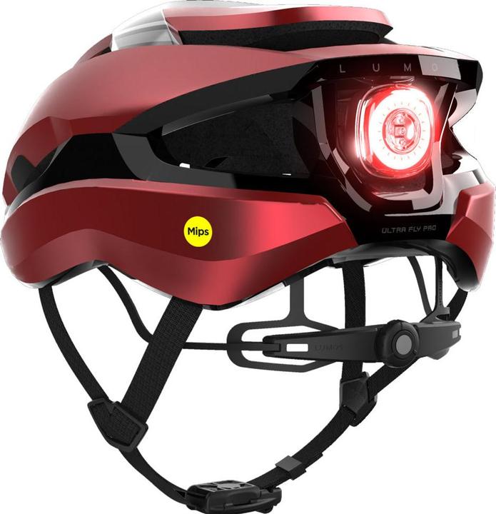 Image du produit Lumos Ultra Fly Pro Mips + Firefly - daredevil red (54 - 61 cm)