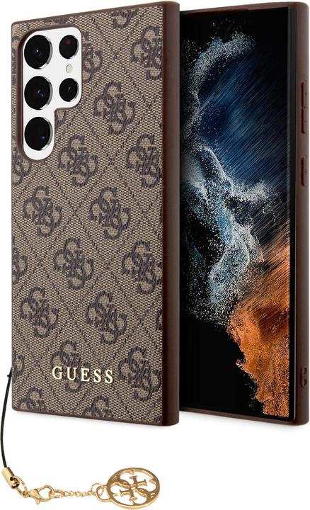 Productafbeelding Guess 4G Bedels Hoesje voor Samsung Galaxy S24 Ultra - bruin (Samsung Galaxy S24 Ultra)