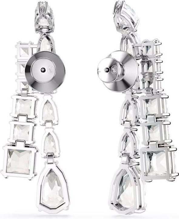 Produktbild Swarovski Matrix Drop Ohrhänger Verschiedene Schliffe Weiss (Swarovski Metall)
