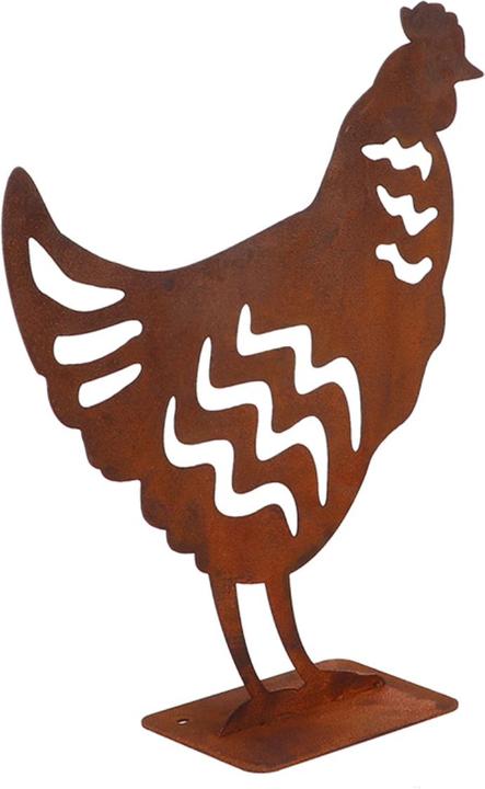 Actual product image Esschert Design Decorative figurine chicken rust brown