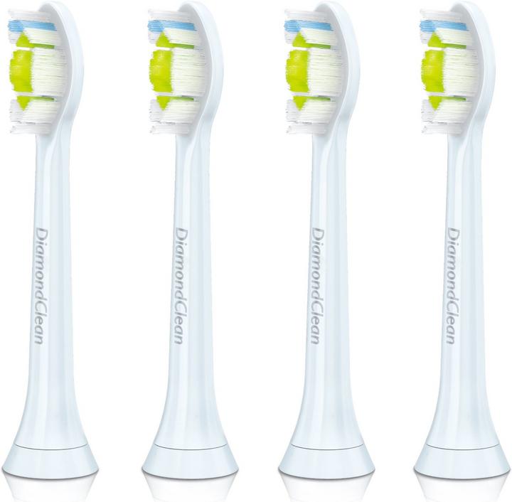 Produktbild Philips Sonicare Standard-Bürstenköpfe für Schallzahnbürste HX6064/07 (4 x)