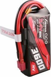 Immagine prodotto Gens Ace G-Tech 3600mAh 11.4V 3S1P 60C Batteria Lipo ad alta tensione con connettore a T (11.40 V, 3600 mAh)