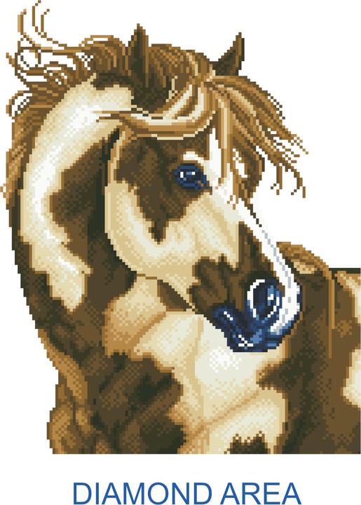 Actual product image Diamond Dotz Horse 35,5x45,7 cm