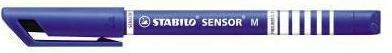 Produktbild STABILO SENSOR F Finliner mit gefederter Spitzer (Blau, 1 x)