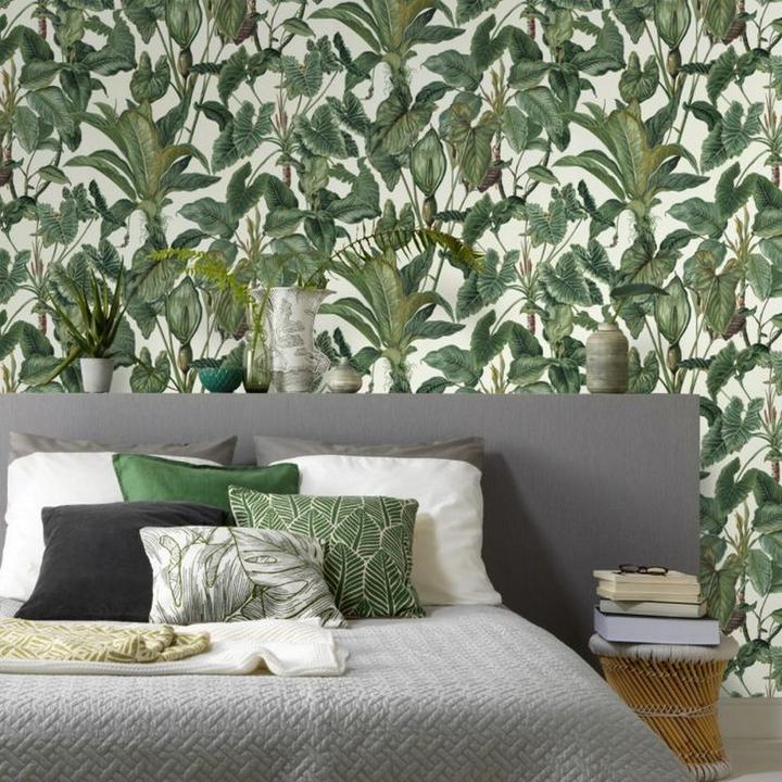 Produktbild Erismann Strukturtapete Paradisio Tropische Blätter (53 x 1000 cm)